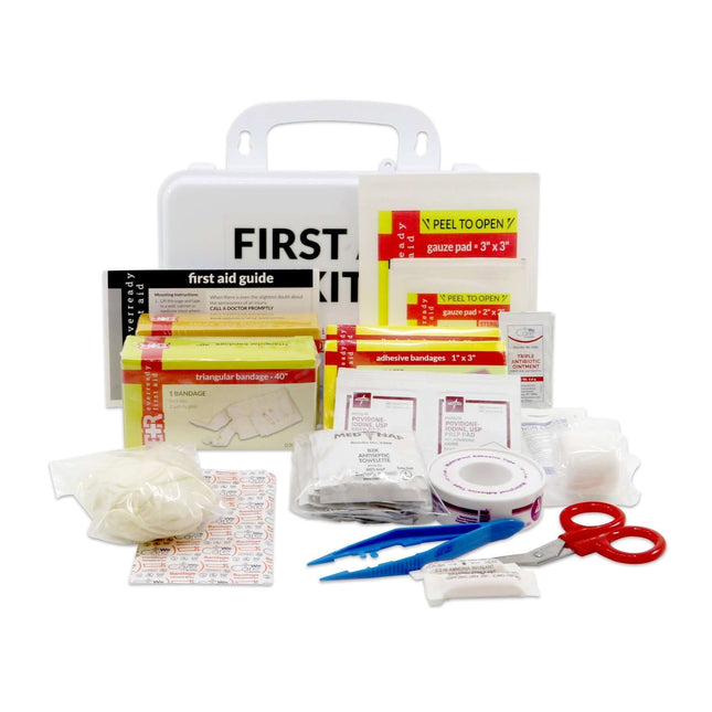 10 Person First Aid Kit – Plastic Case | ANSI A, Type III, OSHA Compliant