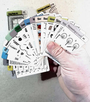 Wilderness Survival Tip Card Kit – 20 Waterproof Field Guide Cards