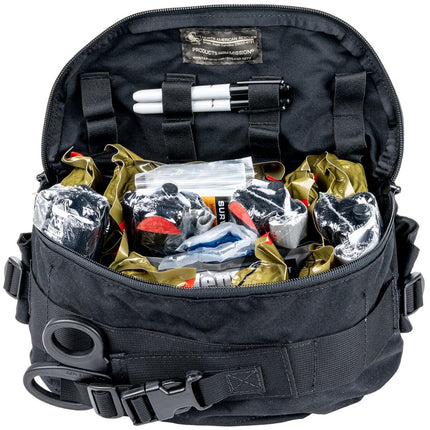 SRO Crisis Response Kit full of trauma care tools for emergency situations, designed for School Resource Officers.