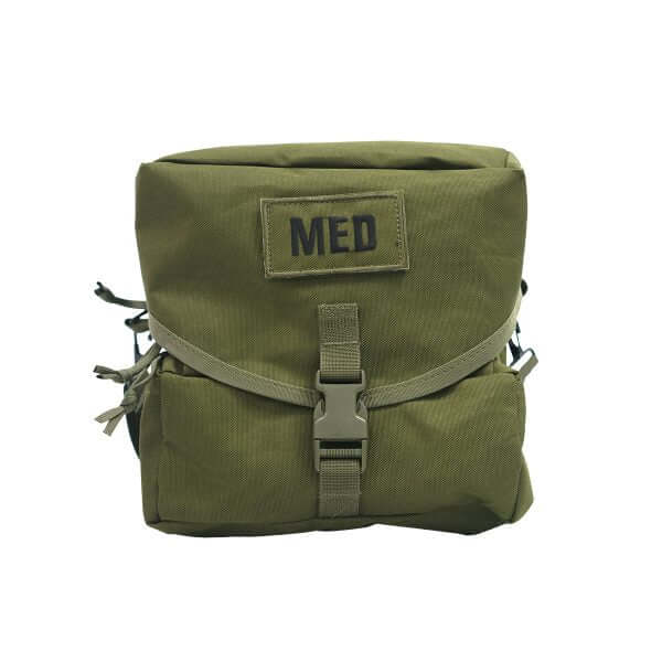 M3 Medic Kit compact first aid bag in military green for emergency care.