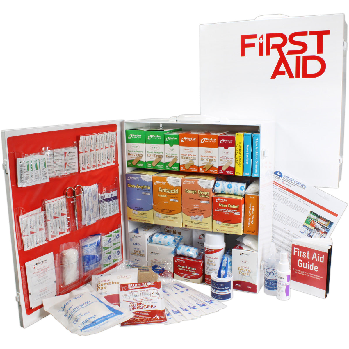 3-Shelf ANSI A First Aid Cabinet – 1,316 Pieces of Workplace Safety Essentials