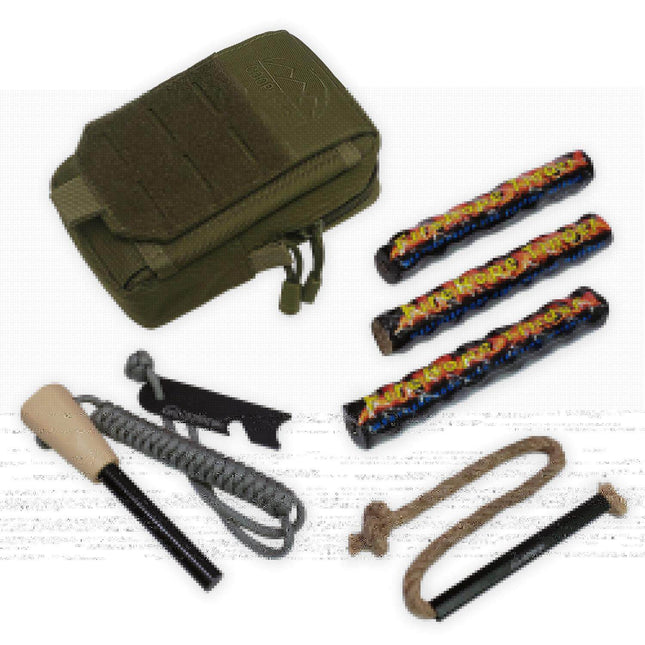 PyroStryke FireStorm-Plus Fire Starter Kit – Complete Emergency Fire Kit for Overlanding and Survival