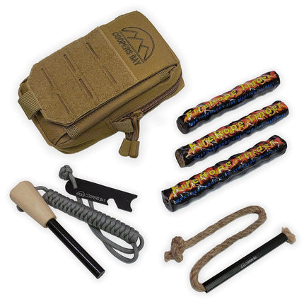 PyroStryke FireStorm-Plus Fire Starter Kit – Complete Emergency Fire Kit for Overlanding and Survival
