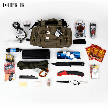 LYNX Go‑Bag USA Modular Survival Kit – Explorer to Founder’s Edition