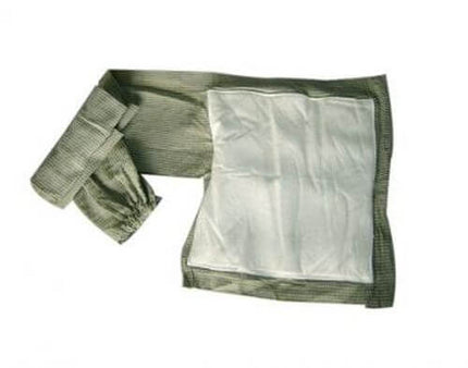 Israeli abdominal pad 8" for trauma care in emergencies, pack of 2, effective for hemorrhage control.