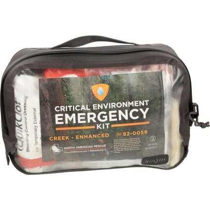 Image of the Critical Environment Emergency Kit (CREEK) Enhanced version in a compact case.