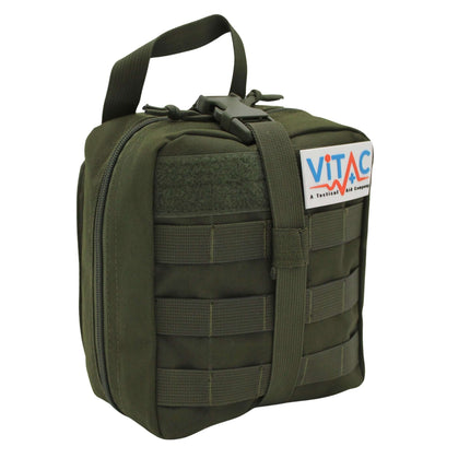 ViTAC Adventurer First Aid Kit in a water-resistant nylon pouch, ideal for tactical and outdoor emergencies.