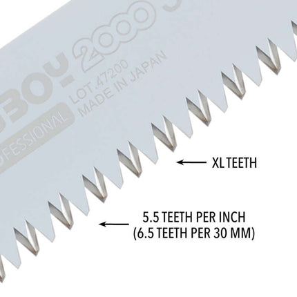 Silky Bigboy 2000 Folding Saw – 14.2″ Curved Blade for Trail & Camp