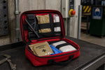 Workplace bleed control kit requirements including hemostatic gauze and tourniquets.