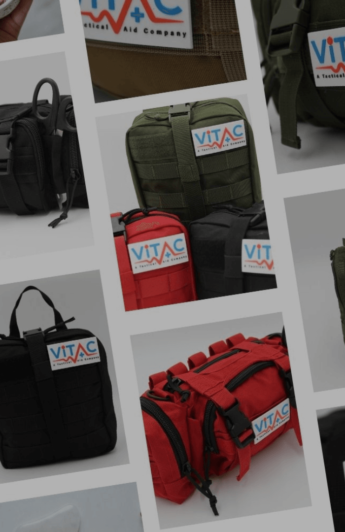 Best Selling First Aid Kits featuring various tactical bags from a veteran-owned company.