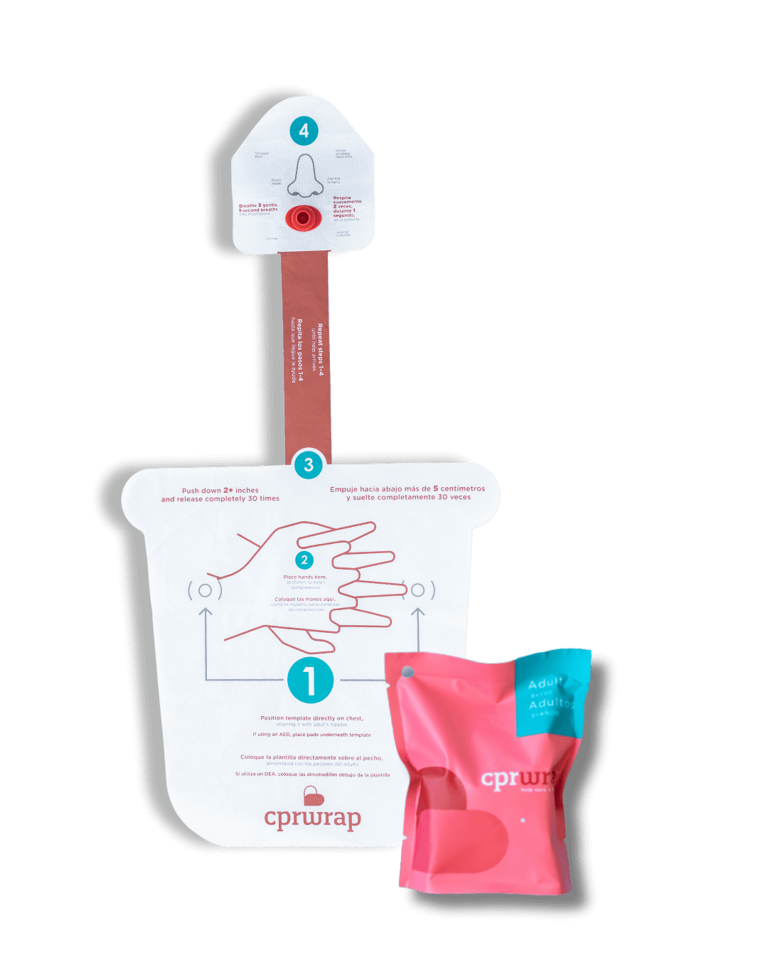 CPR Supplies including CPRWrap rescue aids for adults, children, and infants, plus pocket masks and barrier devices.