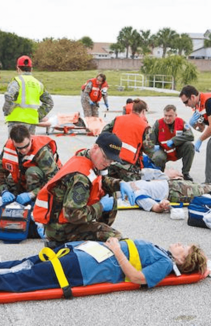 Mass Casualty Kits used by responders treating multiple victims during an emergency situation.