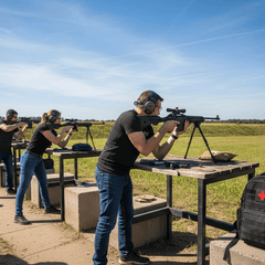 Range Ready IFAKs in use at a shooting range for immediate response to life-threatening injuries.