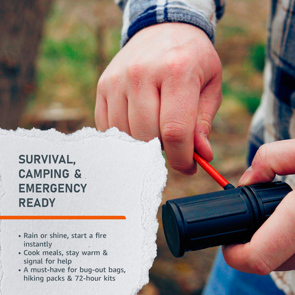 Emerge Fire Kit – Weatherproof Ignition for Emergency & Survival
