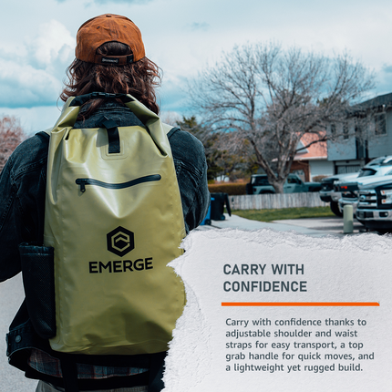 Emerge Heavy Duty Dry Bag (30L) – Waterproof Survival & Outdoor Gear Protection