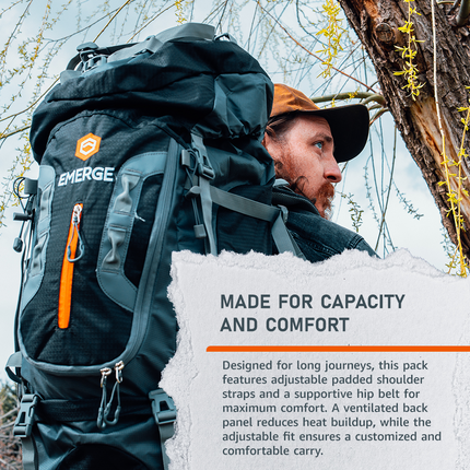 80L Survival Backpack – The Ranger | Heavy-Duty Bug Out Pack