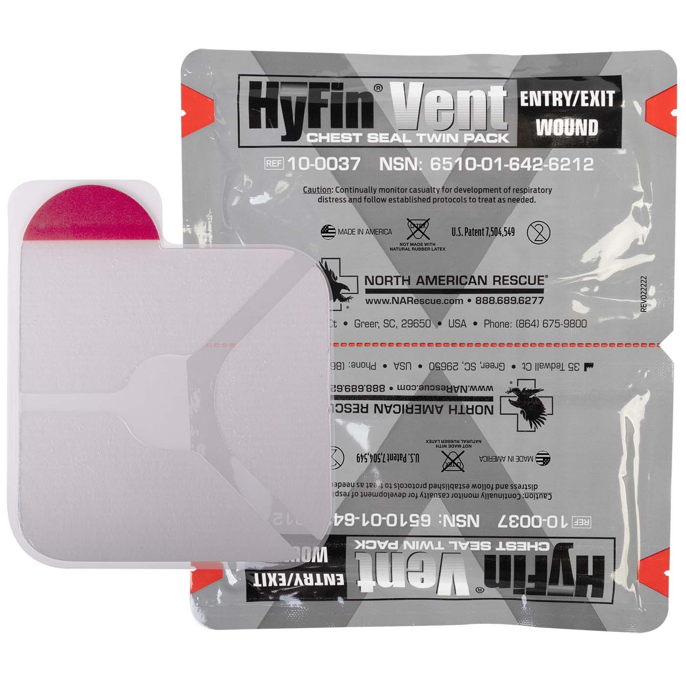 ViTAC HyFin Vent Chest Seal – Twin Pack