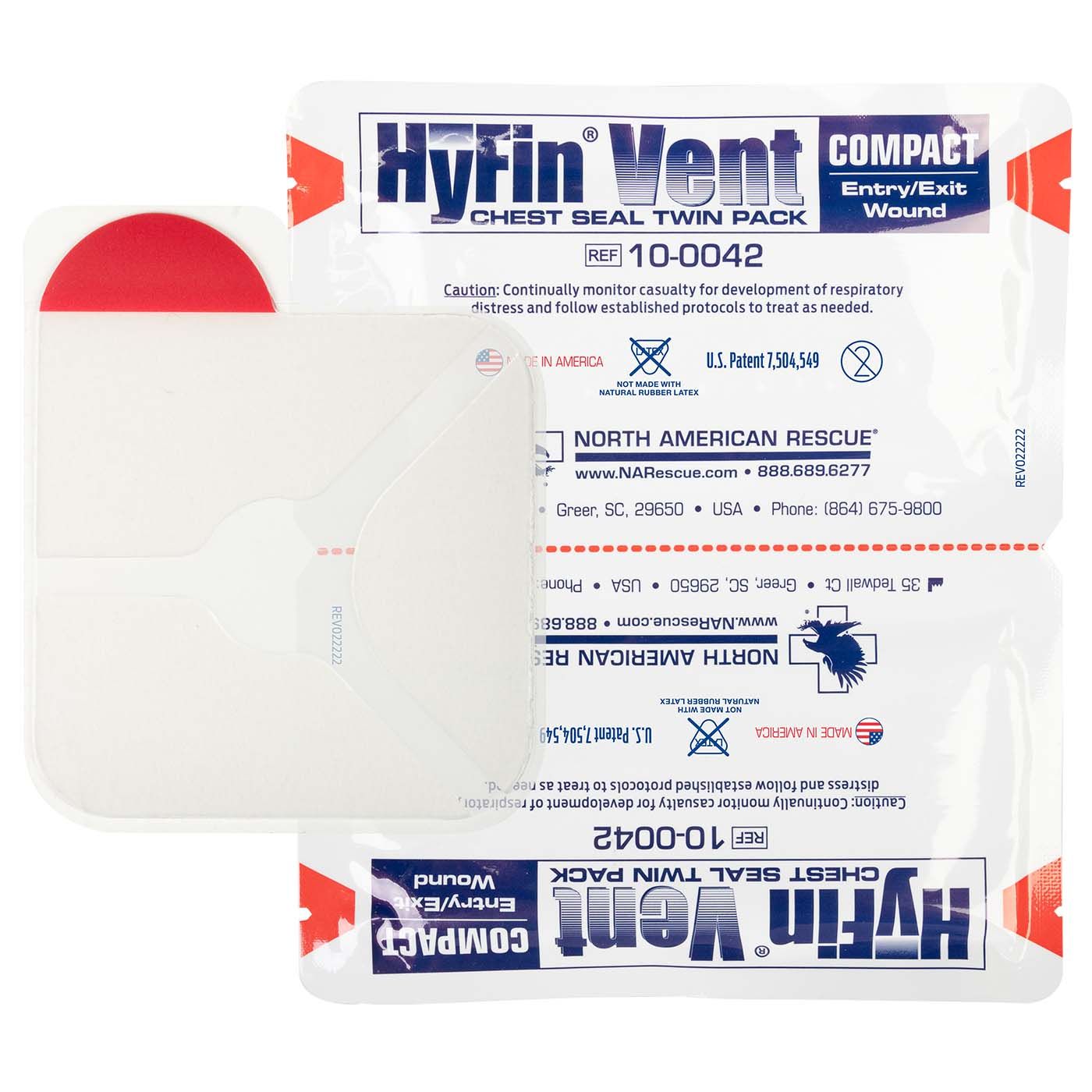 ViTAC HyFin Vent Chest Seal Compact – Twin Pack