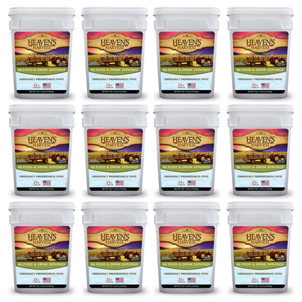 1 Week Kit -Starter Food & Drink Bucket - 1 Person 1 Week - 60 Servings - Emergency Survival Food Kit
