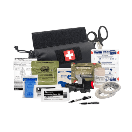 1st Line IFAK | Quick Pull Roll Pouch Trauma Kit
