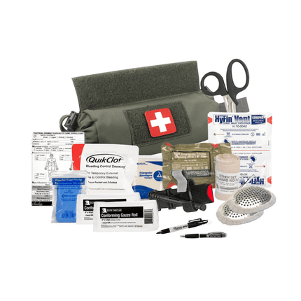 1st Line IFAK | Quick Pull Roll Pouch Trauma Kit