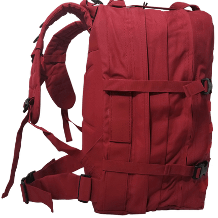 STOMP Complete Trauma Backpack with medical supplies, tourniquets, and hemostatics for first aid response