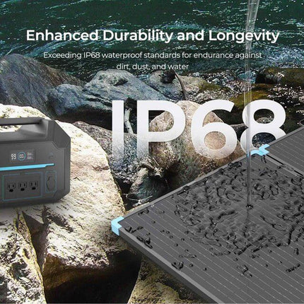 Renogy 220W Lightweight Portable Solar Suitcase – Foldable Off-Grid Power System
