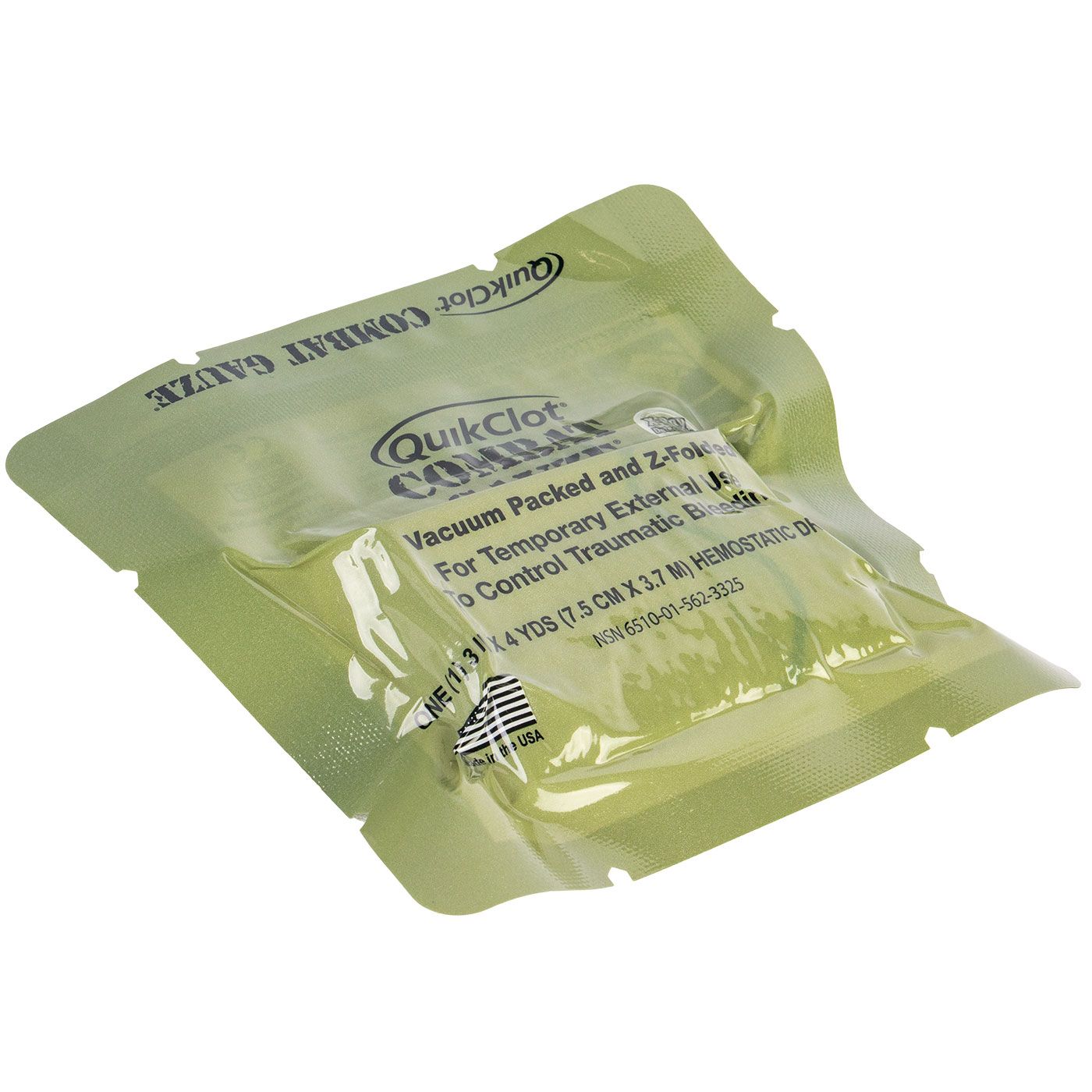 ViTAC QuikClot Combat Gauze Z-fold Hemostatic