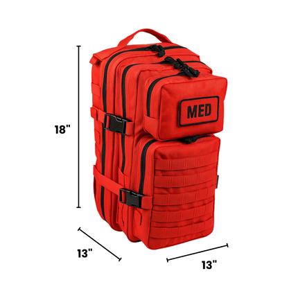 Tactical Trauma & First Aid Backpack w/Adv Bleeding Control