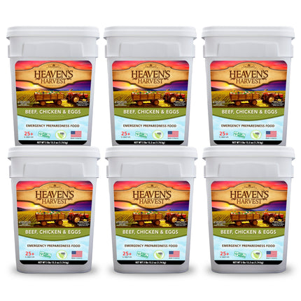 Combo Kit - Breakfast, Entree + Protein - 6 Months - Emergency Survival Food Kit