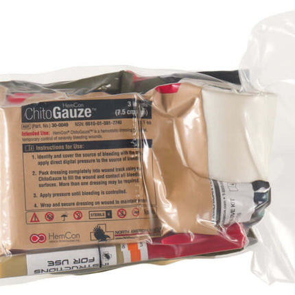 Package of ChitoGauze medical product with visible branding on a white background