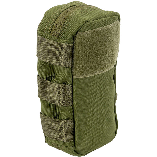 M-FAK Mini First Aid Kit in compact green pouch, designed for rugged environments and emergency medical response.