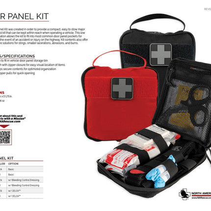 NAR Door Panel Kit product information sheet from North American Rescue