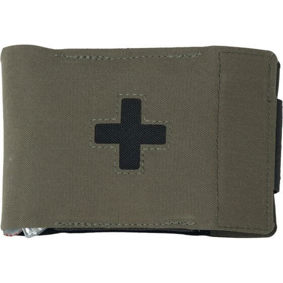 Everyday Carry (EDC) Wallet Kit by North American Rescue, compact first aid kit in rugged design.
