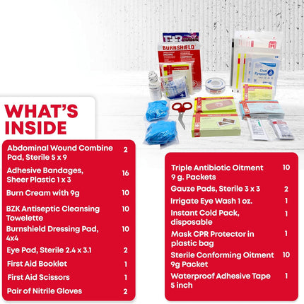 10 Person First Aid Kit –  Type III, ANSI A, OSHA Compliant