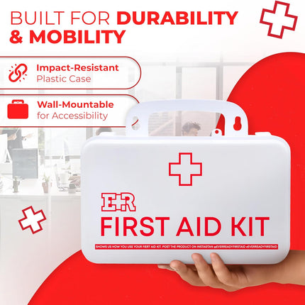 Fully Stocked First Aid Kit - ANSI Class B
