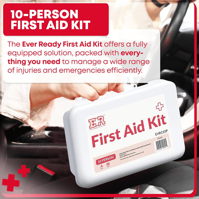 10 Person First Aid Kit –  Type III, ANSI A, OSHA Compliant