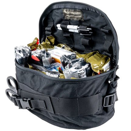 SRO Crisis Response Kit filled with trauma care tools for School Resource Officers, showcasing organization for emergencies.