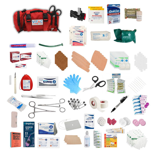 Advanced Adventurer First Aid Kit | Rugged Outdoor & Field Medical Kit | ViTAC Solutions