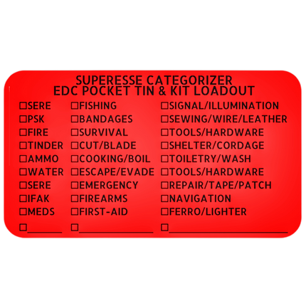 Survival Reference Decal Pack - Collection of 11 Stickers