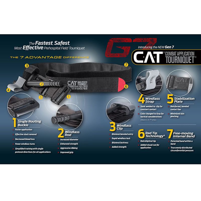 CAT Tourniquet GEN 7 - The 7 Advantage Difference