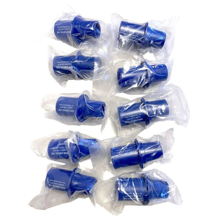 CPR Training Valves, Royal Blue (Pack Of 10)