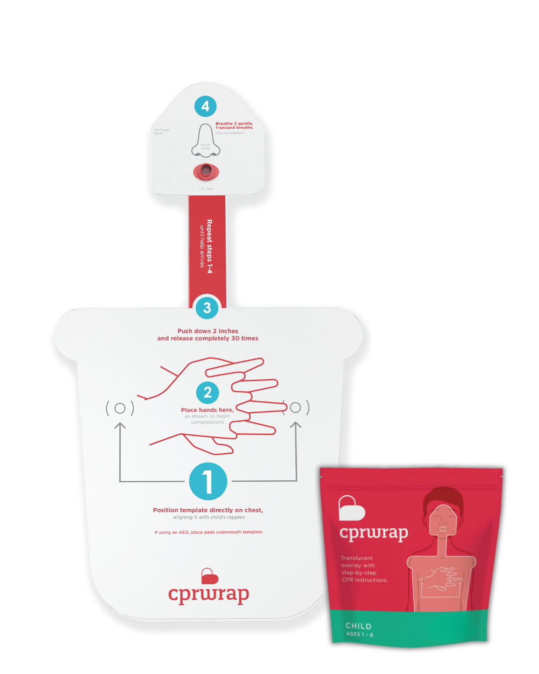 Child  CPRWrap™ Aid, Ages 1 - 8