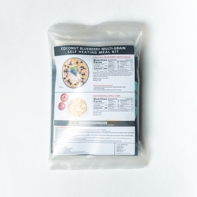 Self-Heating Meal Kit - Coconut Blueberry Multi-Grain