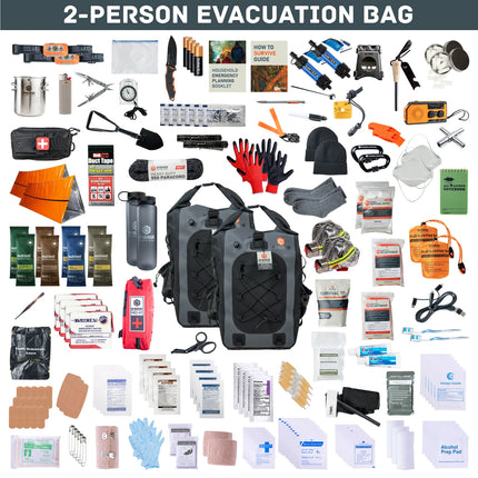 The Evacuation Bag – Survival-Ready 72-Hour Go Bag for 1 or 2 People