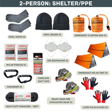 The Evacuation Bag – Survival-Ready 72-Hour Go Bag for 1 or 2 People