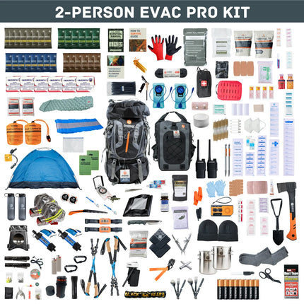 Evacuation Pro Bag – Elite Long-Term Survival &amp; Evacuation System (1–4 Person Options)