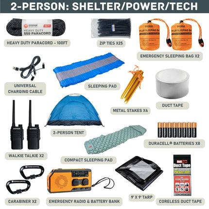 Evacuation Pro Bag – Elite Long-Term Survival &amp; Evacuation System (1–4 Person Options)
