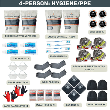 Evacuation Pro Bag – Elite Long-Term Survival &amp; Evacuation System (1–4 Person Options)