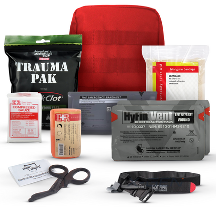 Premium IFAK Trauma Kit – Compact MOLLE Pouch with CAT Tourniquet, Chest Seals & Trauma Pak